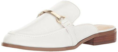 Nine West Jacobini Leather Mule White 8 M Us