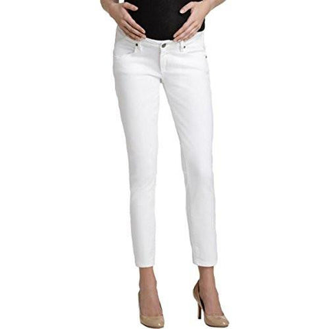 Skyline Denim Ankle Skinny Jeans White 33