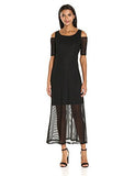 Nine West Illusion Cold Shoulder Maxi Black 12