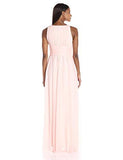 Keyhole Neck Gown, Peach, 12