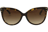 Michael Kors Jan Mk2045 55Mm Dark Tortoise Acetatebrown Gradient Sunglasses
