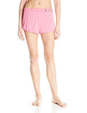 Rayon Knit And Satin Short Set, Pink Flirt, Medium