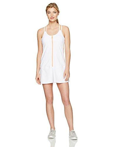 Recreation Color Blocked Tennis Dress White Xs