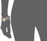 Swarovski Crystalaccented Goldtone Bangle Watch And Bracelet Set