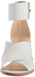Nine West S Yannah Wedge Sandal White Leather 95 M Us