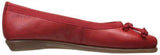 Fast Bet Ballet Flat Red Leather 8 W Us