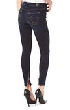 True Religion Halle Mid Rise Skinny With Zippers, Inky Authentic, 26