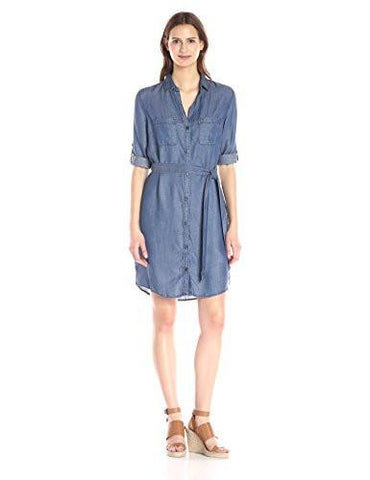 HiLow Lyocell Dress, Dark Wash, Large
