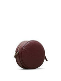 Kenneth Cole York Red Leather Round Mini Crossbody Bag