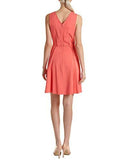 Sleeveless Refined Suiting Dress Melon Pop Dress