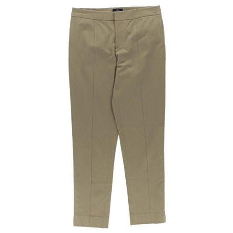 S Twill Lift Tuck Ankle Pants Beige 4