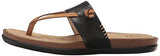 Shannon Wedge Flip Flop Black 8 M Us