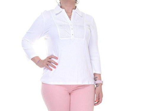 ThreeQuarterSleeve Pleated Top Size Xl