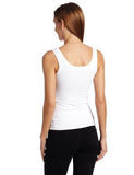 Long Super Soft Tank,White,Medium