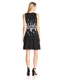 Dream Crepe Fit And Flare With Embellishment, Black, 12
