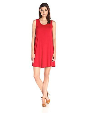 Karen Kane Sleeveless Maggie Trapeze Dress, Fire, Medium