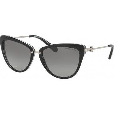 Michael Kors Abela Ii Blackwhite Sunglasses