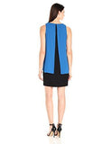 Hallie Double Layer Dress, Cobalt, M