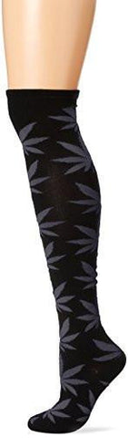 Plantlife Knee Highs, Black, One Size