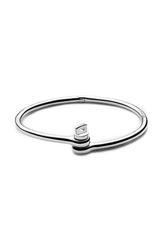 Thin Reeve Cuff Bracelet Sterling Silver Silver S