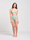 Leila Underwire Swim Top Smoke Green Xs Swimwear Bikini Smoke Green