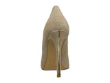 Trix Nude Kid Suede/Baby Calf High Heels