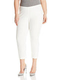 Plus Size Cropped Flare Pant, Off/White, 22W