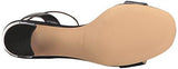 Nine West Tullip Leather Dress Sandal Navy 8 M Us