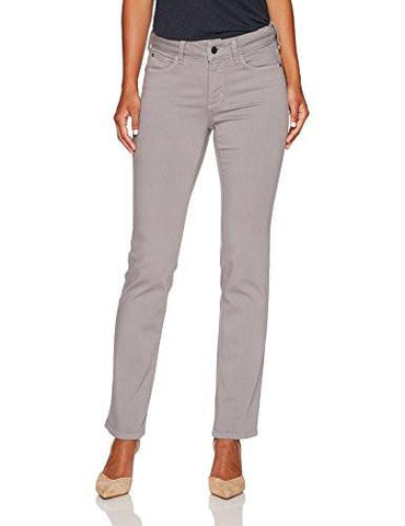 Petite Size Marilyn Straight Leg Jeans In Luxury Touch Denim, Mineral, 4P