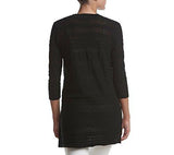 Stripe Cardigan Black XLarge