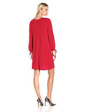Karen Kane TieSleeve Swing Dress, Red, Xs