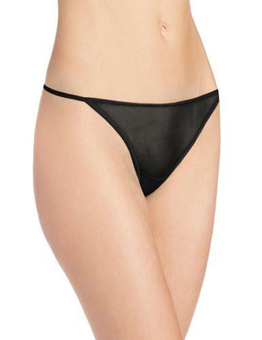 Soire Italian Thong Panty, Black, One Size