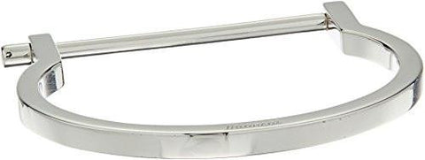 Miansai Modern Screw Cuff Bracelet Polished Silver Bracelet
