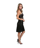 Applique Cocktail Dress N1219 6, Black