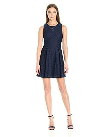 Bcbgeneration Overlay Dress Dark Navy 8