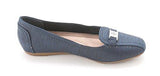 Giani Bernini Jileese Square Toe Slide Flats Midnight Navy Size 8