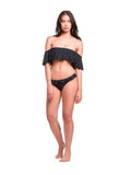 Cove Flutter Swim Top Black M Swimwear Bikini Black