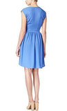 Maison Jules CapSleeve Fit And Flare Dress Large, Amparo Blue