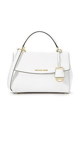 Michael Michael Kors Ava Small Satchel Optic White One Size