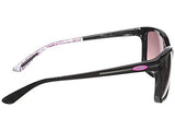 Drop In Oo923212 Cateye Sunglasses, Polished Black, 58 Mm