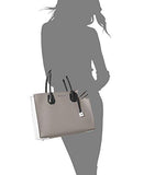 Michael Michael Kors Large Mercer Convertible Tote Pale Greyopticblack One Size