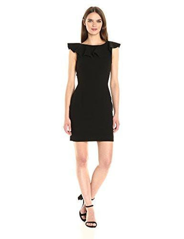 Deandrea Dress, Black, 8