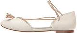 Nine West Zaina Leather Ballet Flat White 9 M Us