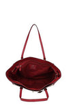 Signature Turnlock Tote Red Currant Handbag