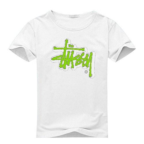 Stussy Logo For Printed Short Sve Tee Tshirt Xlarge White