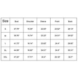 Creti Fashion Vneck Long Sleeve Chiffon Blouse Top Shirts