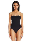 Riviera Bandeau One Piece Swimsuit Black 4