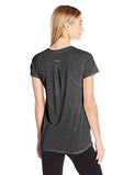 Calvin Klein Performance Short Sleeve Tee With Inset Shoulder Seams Heather Grey L