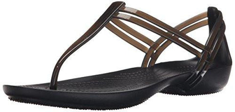Isabella Tstrap Jelly Sandal Black 9 M Us