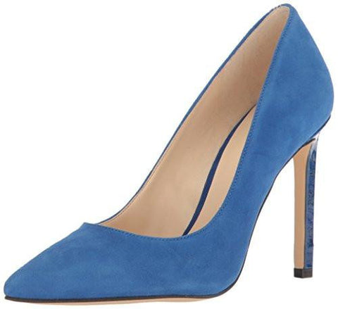 Nine West Tatiana Suede Dress Pump Blue 105 M Us
